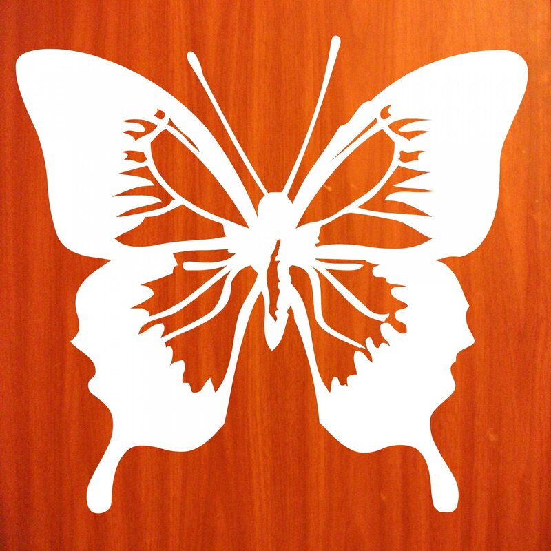 Butterfly stencils for wall decor