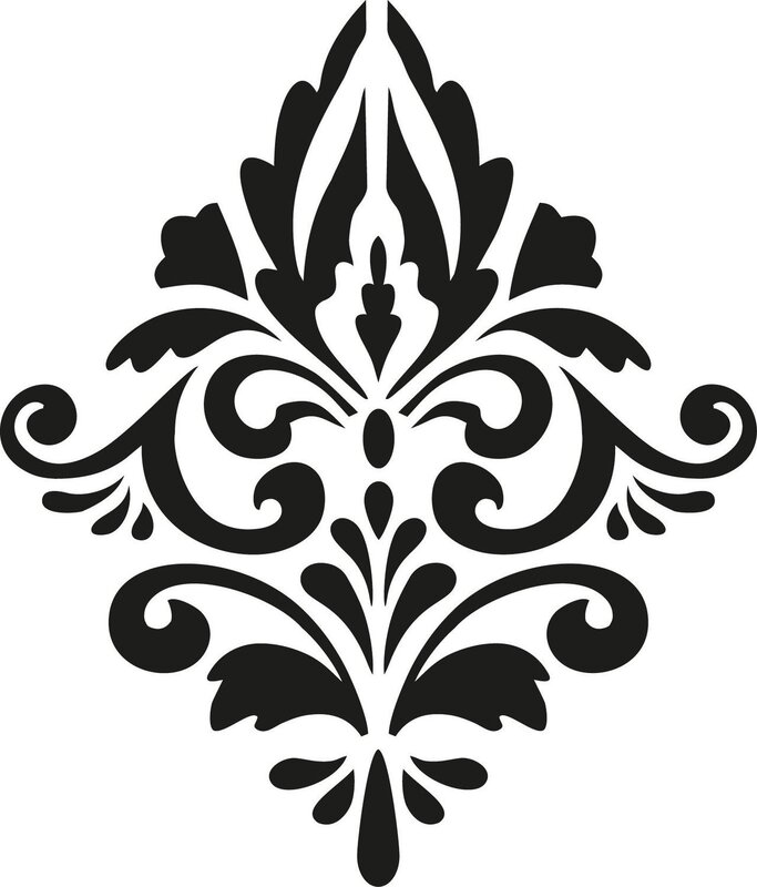 Stencil patterns for decoration