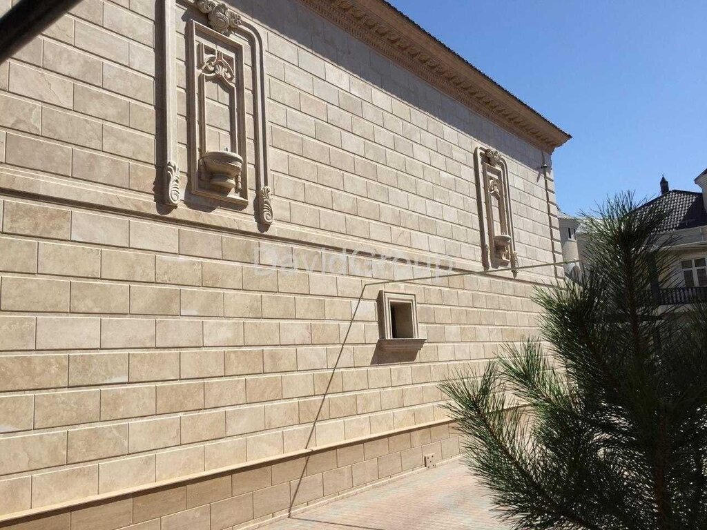 Travertine decorative facades