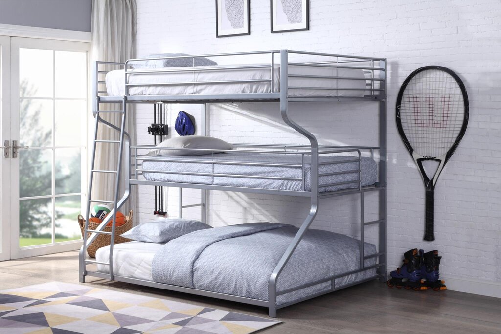 Three-tier IKEA bed