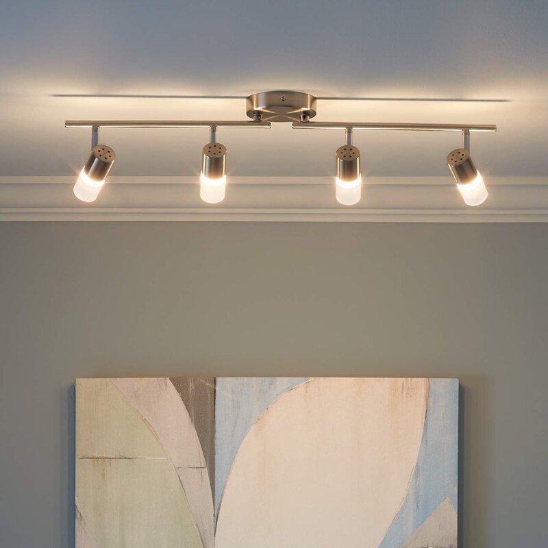 Recessed track lights