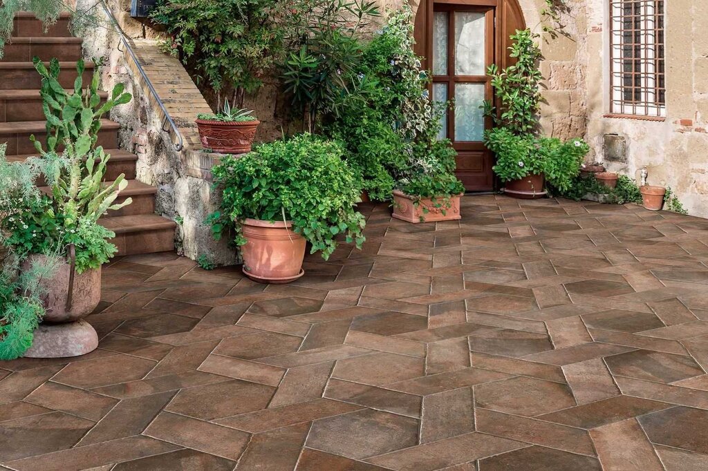 Porcelain stoneware paving tiles 34 фото