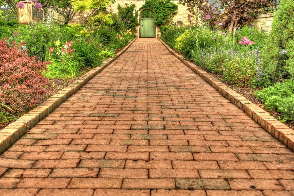 Paving tiles at the summer house