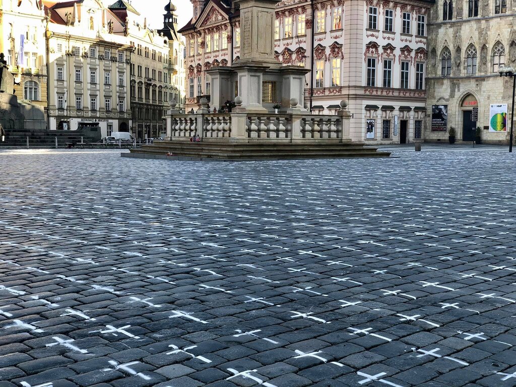 Prague paving slabs