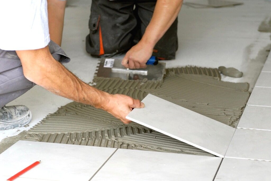 Cement board under tile for the floor 35 фото