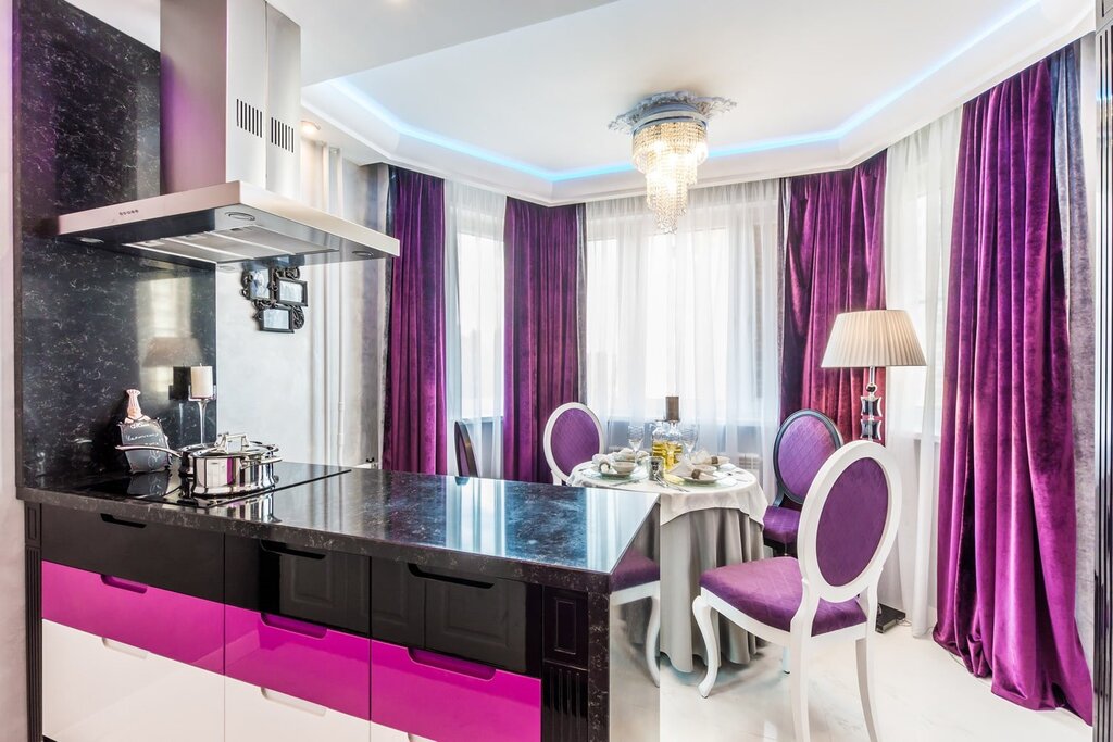 The color fuchsia in interior design