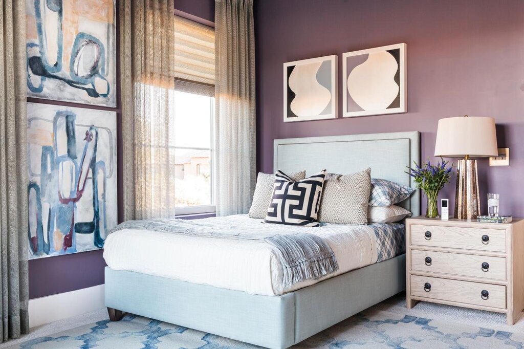 The color of the bedroom according to Feng Shui