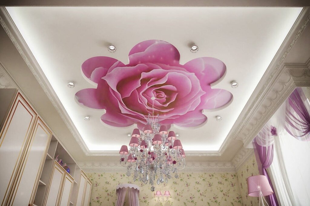 Flowers on the ceiling