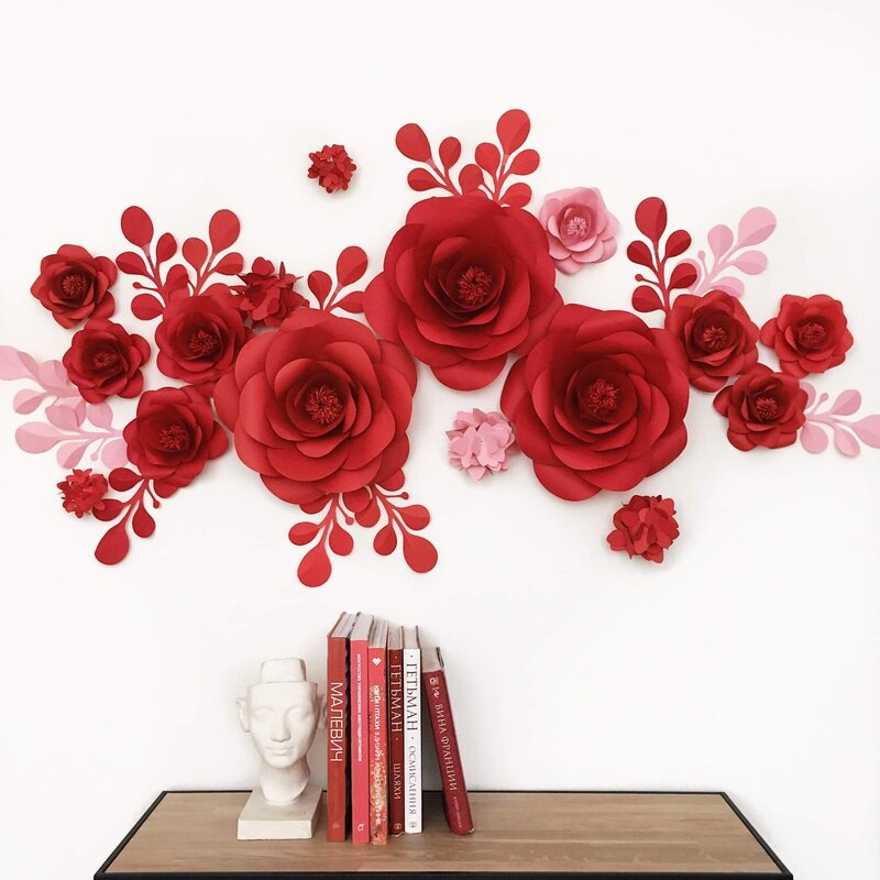 Flowers for wall decor