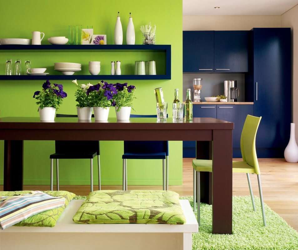 Color palette for kitchen interior