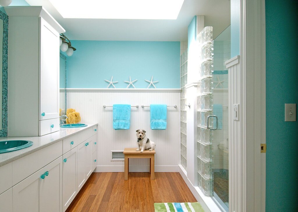 Color solutions for the bathroom