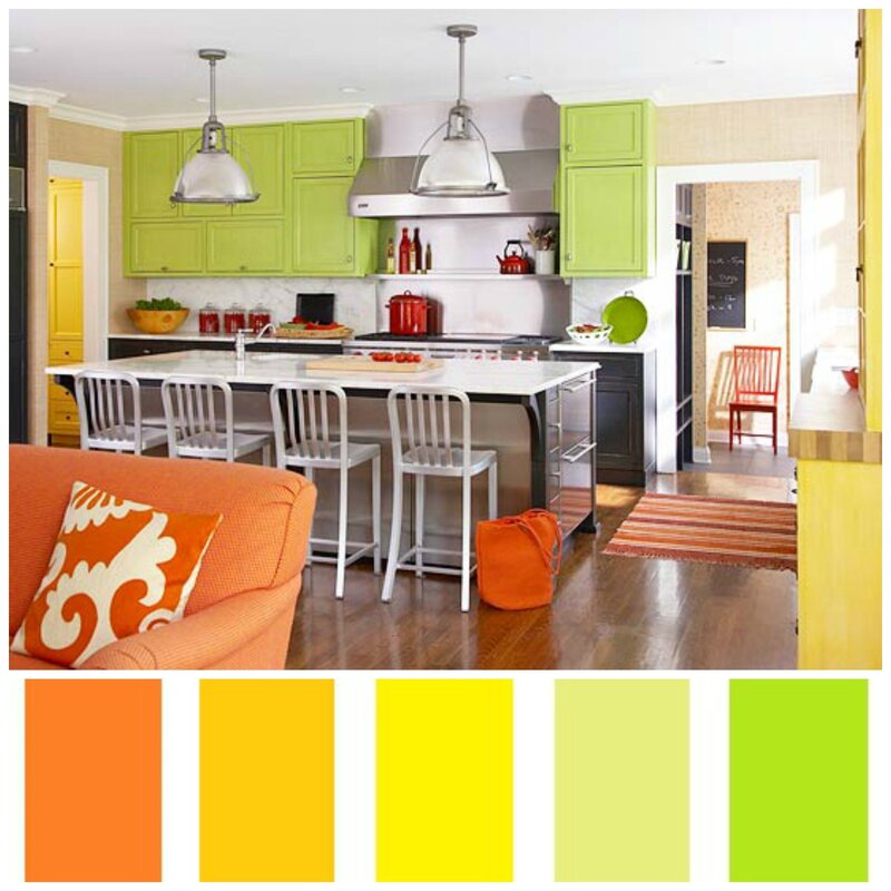 Color combinations for the kitchen