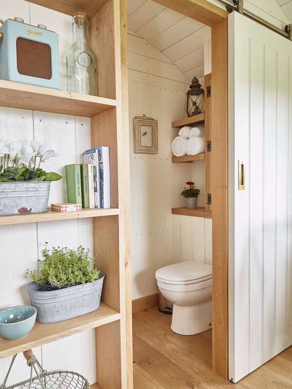 Toilet in the country house