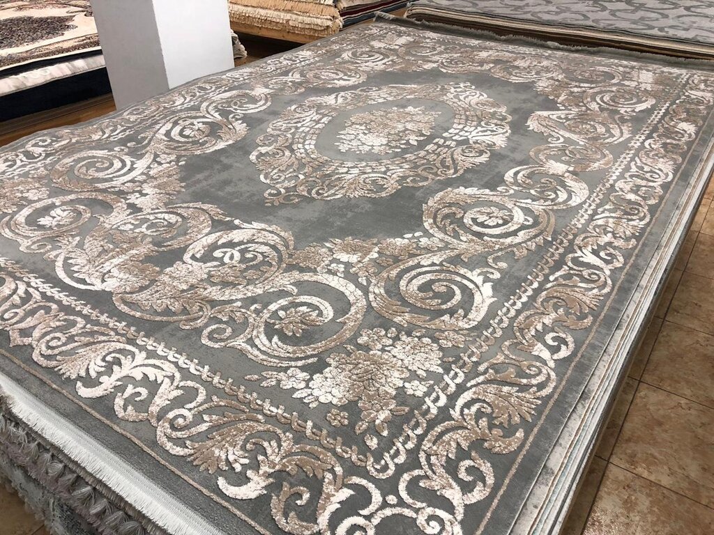 Turkish carpet made of eucalyptus silk