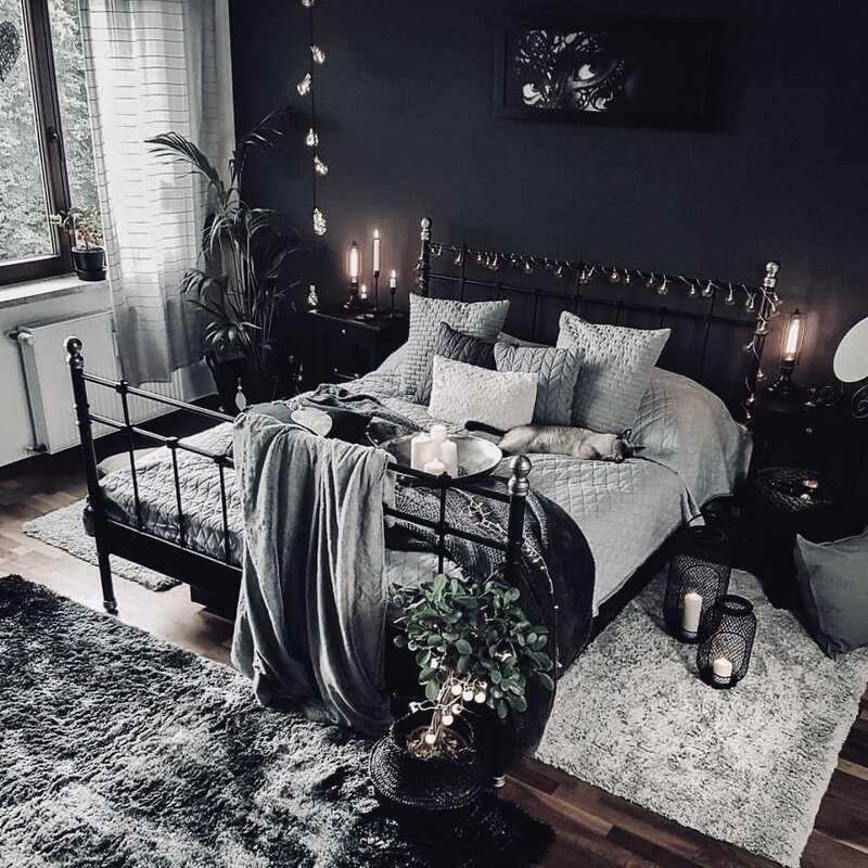 Dark cozy room