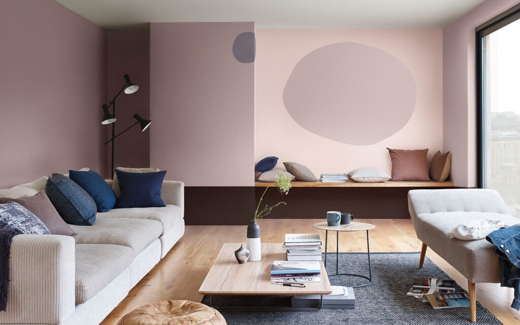 Warm shades of paint for walls