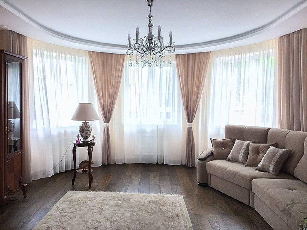 Sheer curtains for the living room