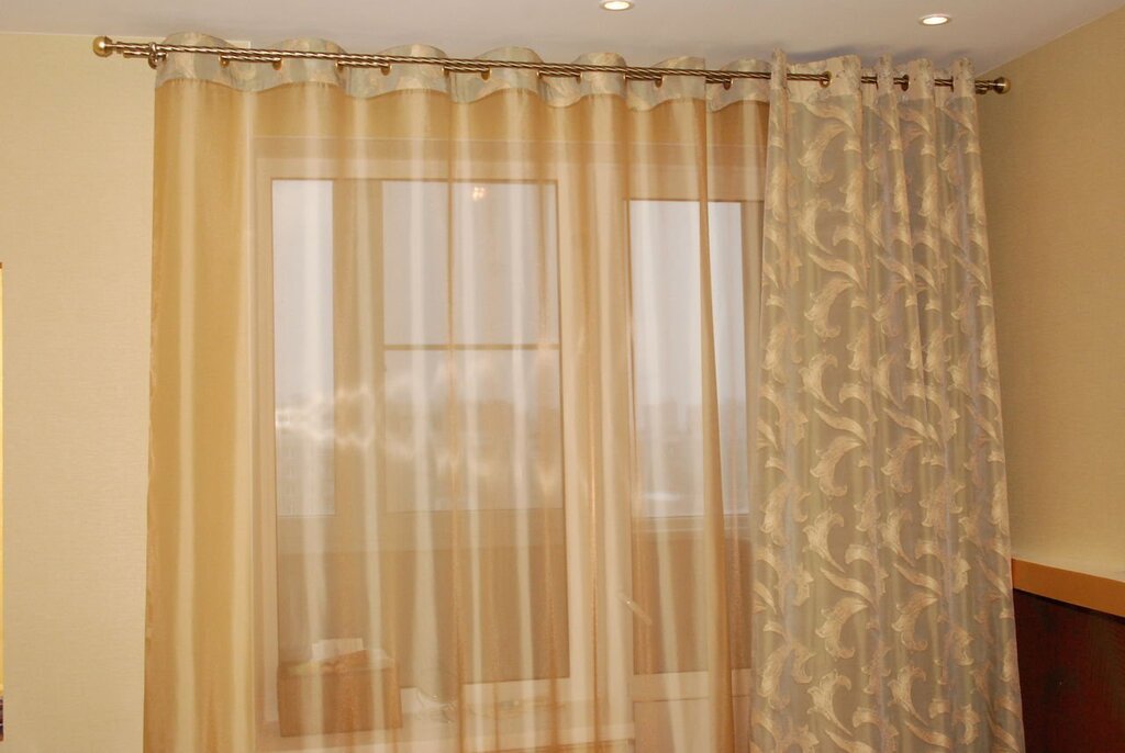 Sheer curtains with grommets for the bedroom