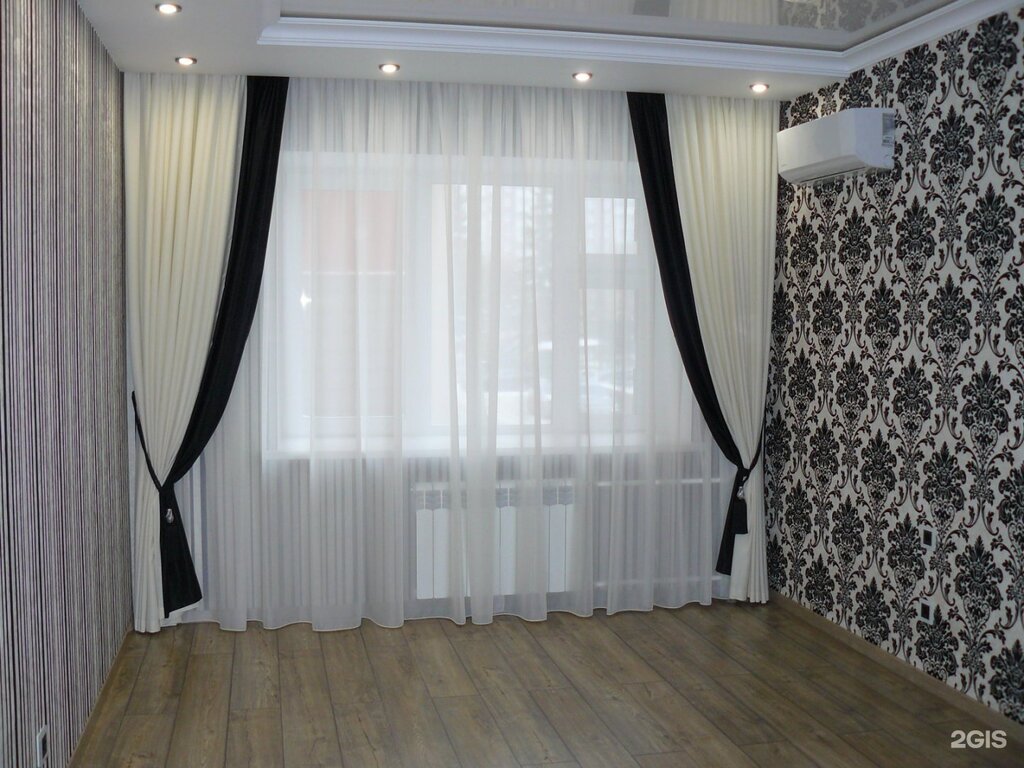 Sheer curtains over drapes for the living room