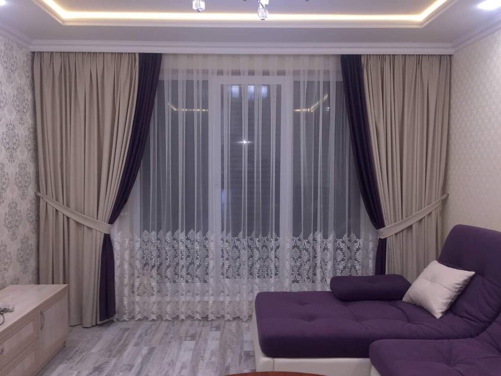 Sheer curtains for the living room