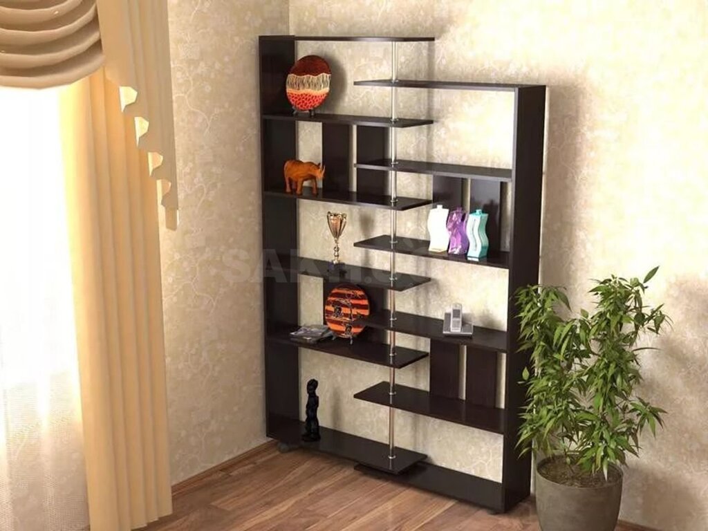 Corner floor shelf for the room