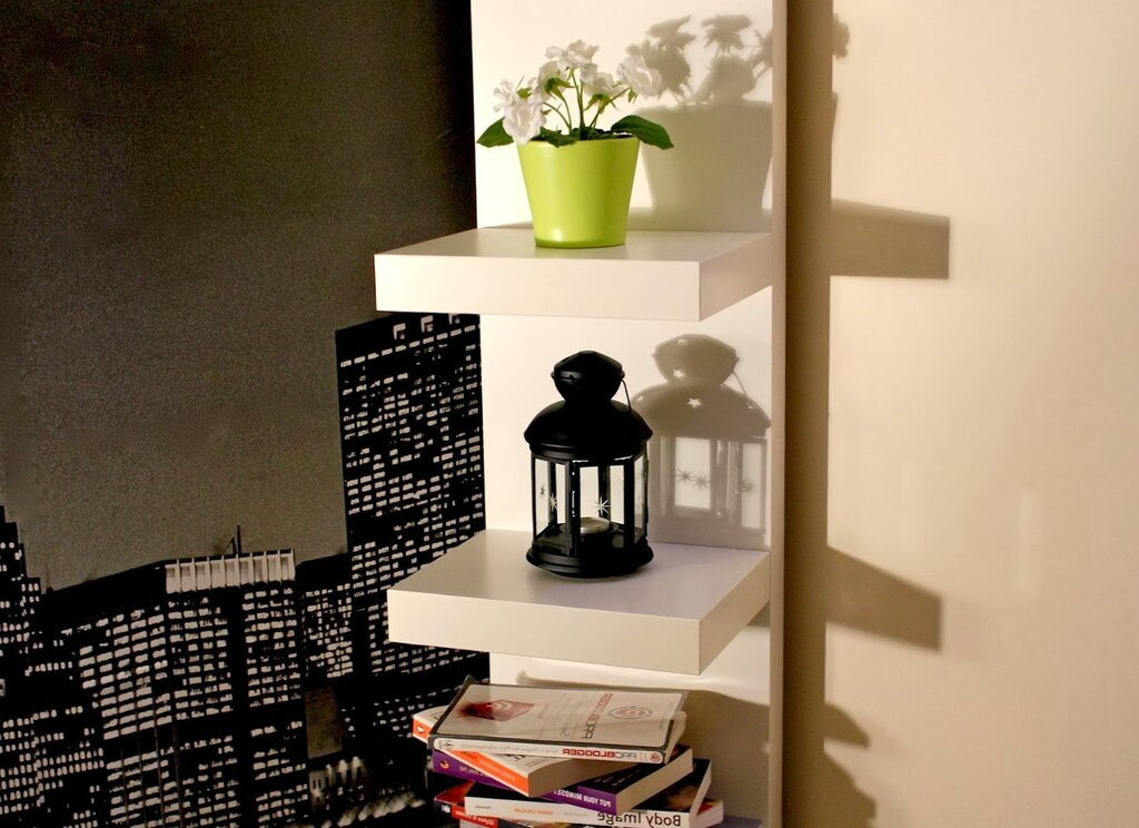 IKEA corner shelf