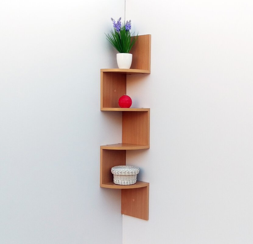 Corner shelf unit