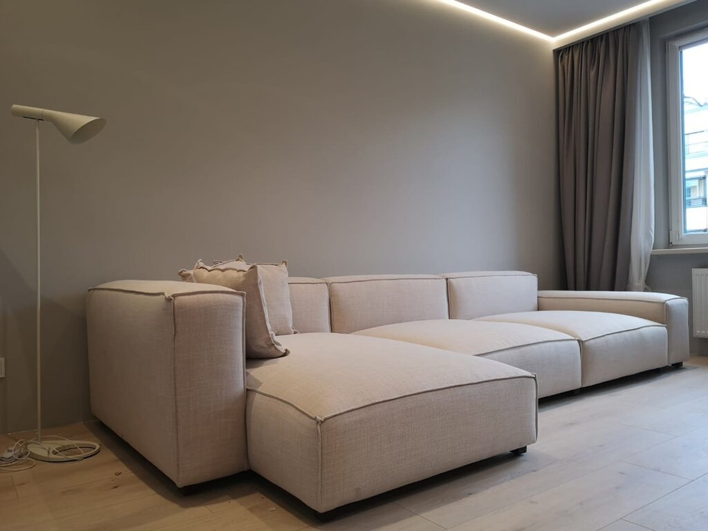 Corner sofa in the interior