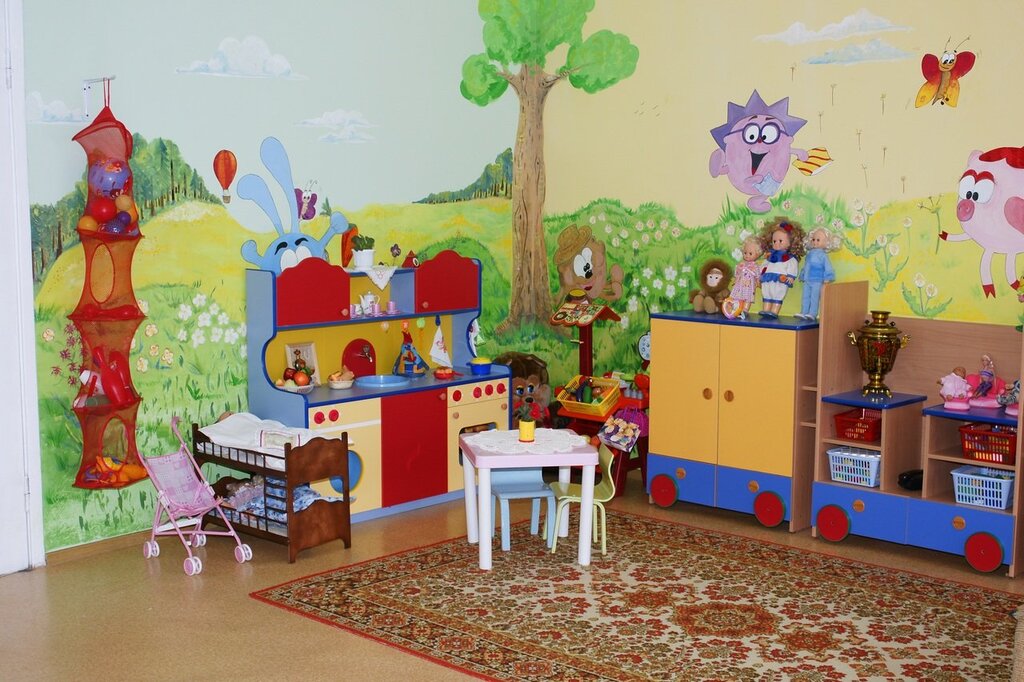 Corners in the kindergarten