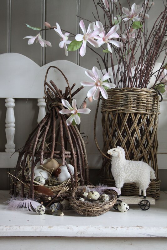 Easter interior decoration