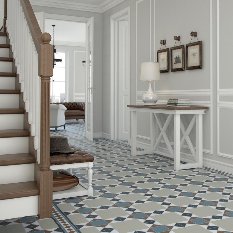 Narrow floor tile