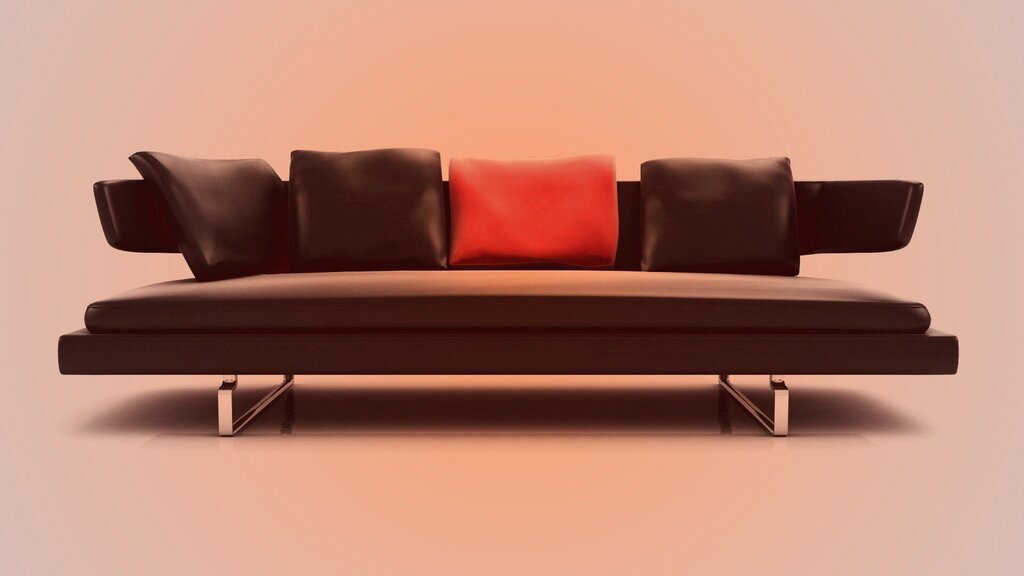 Narrow sofa