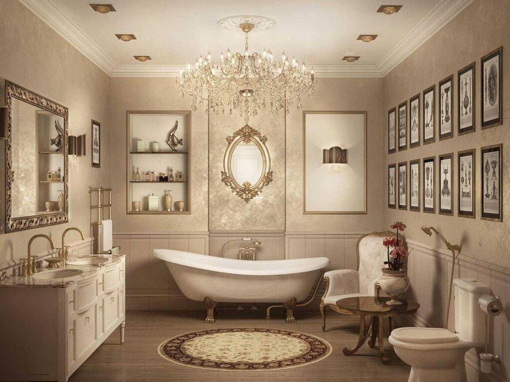 A classic-style bathtub