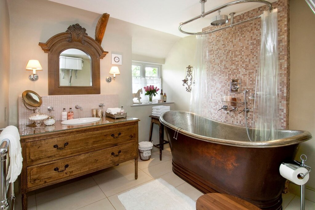 A country-style bathroom