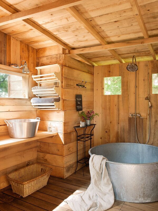 The bathroom at the dacha