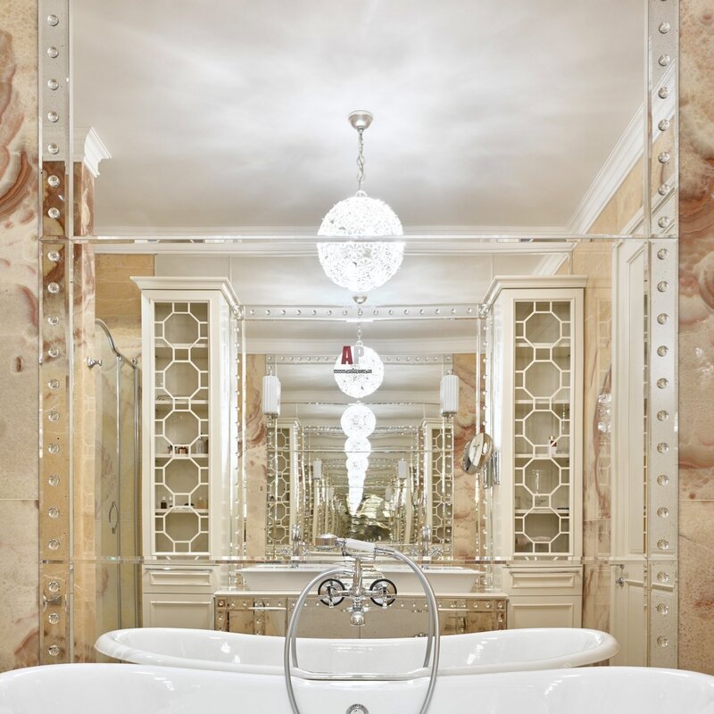 Neoclassical bathroom