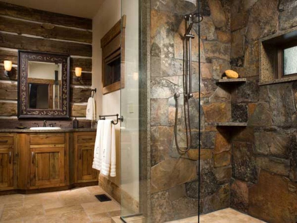 Vintage-style bathroom