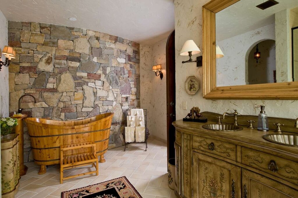 Vintage-style bathroom