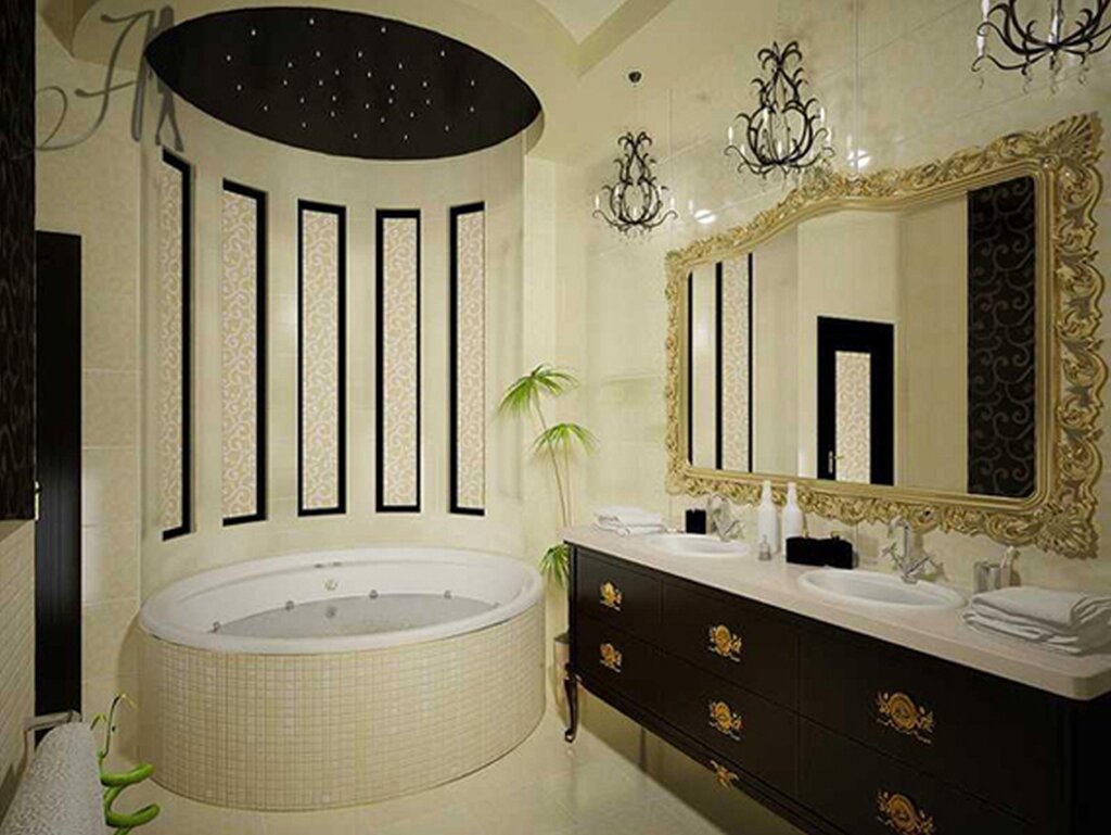 Art Deco style bathroom