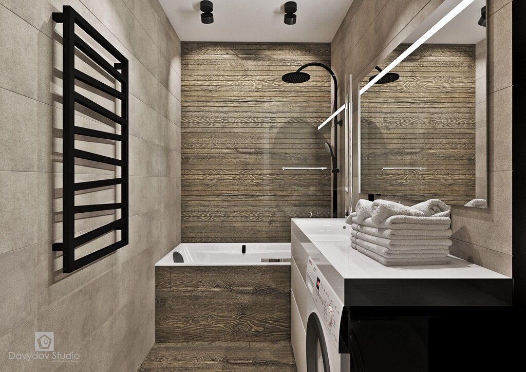 Loft-style bathrooms