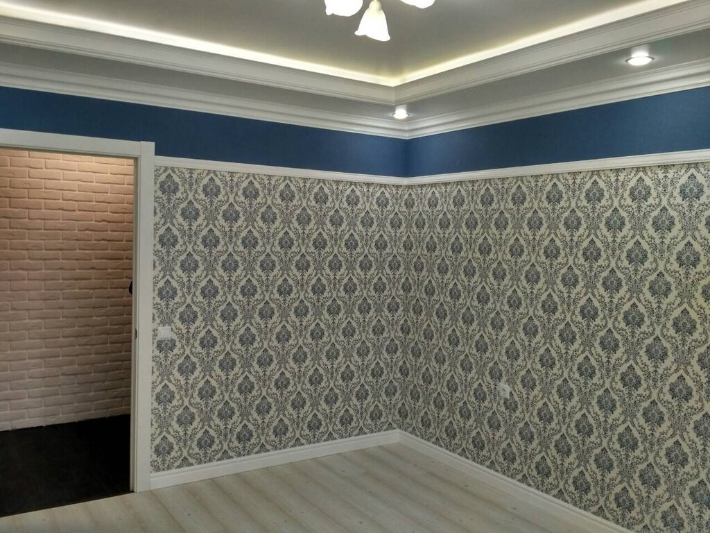 Options for wallpapering walls