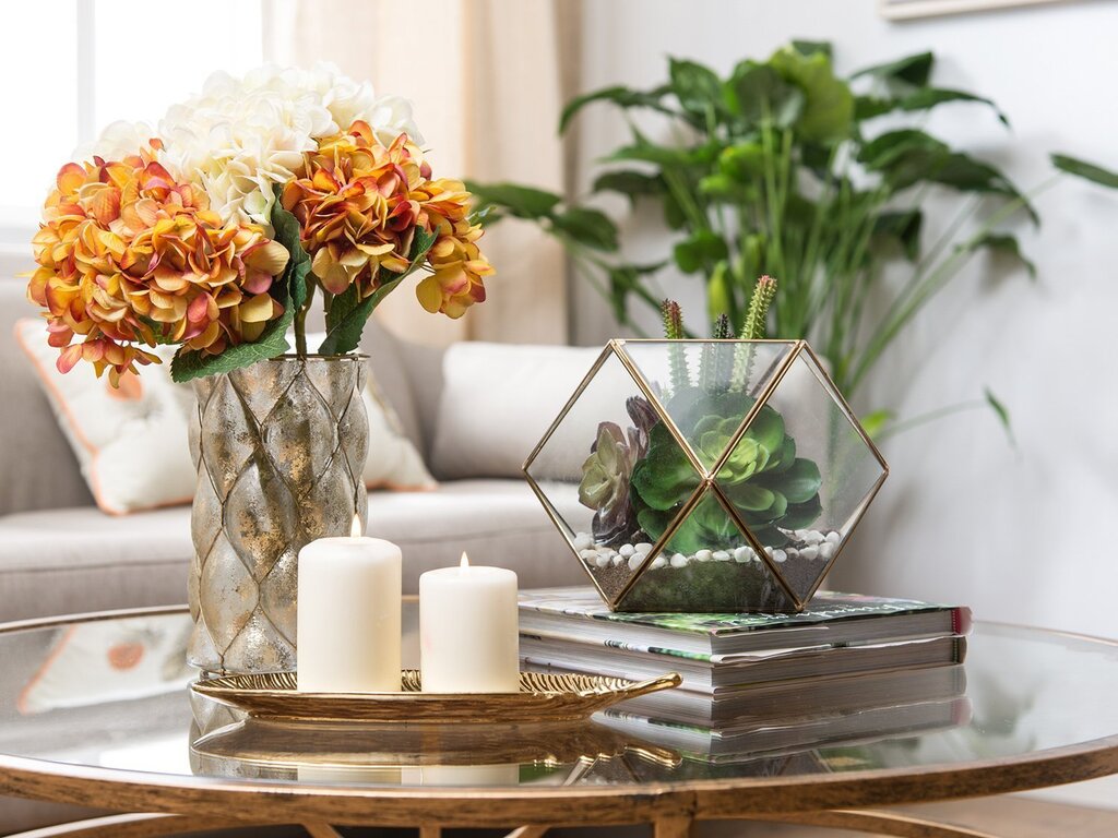 A vase in the living room interior