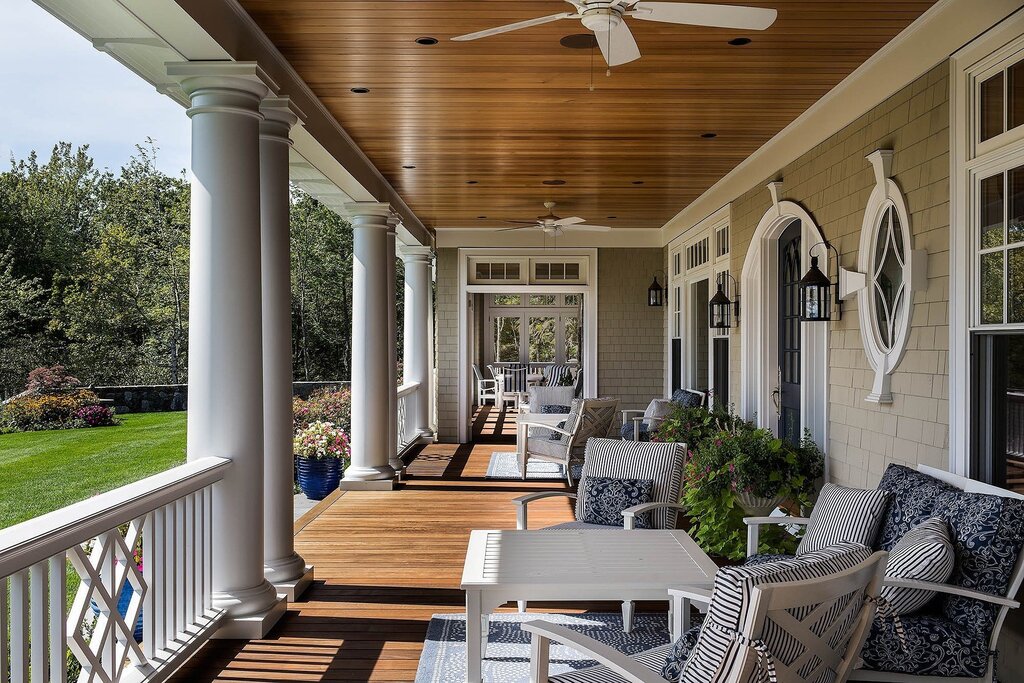 Veranda in American style