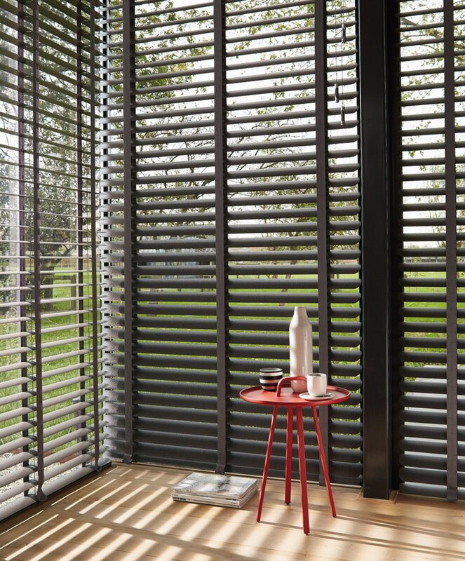 Vertical wooden blinds