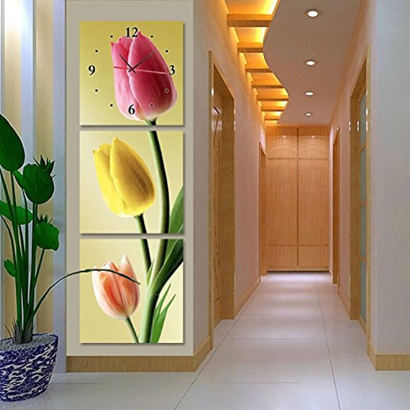 Vertical paintings for the hallway interior