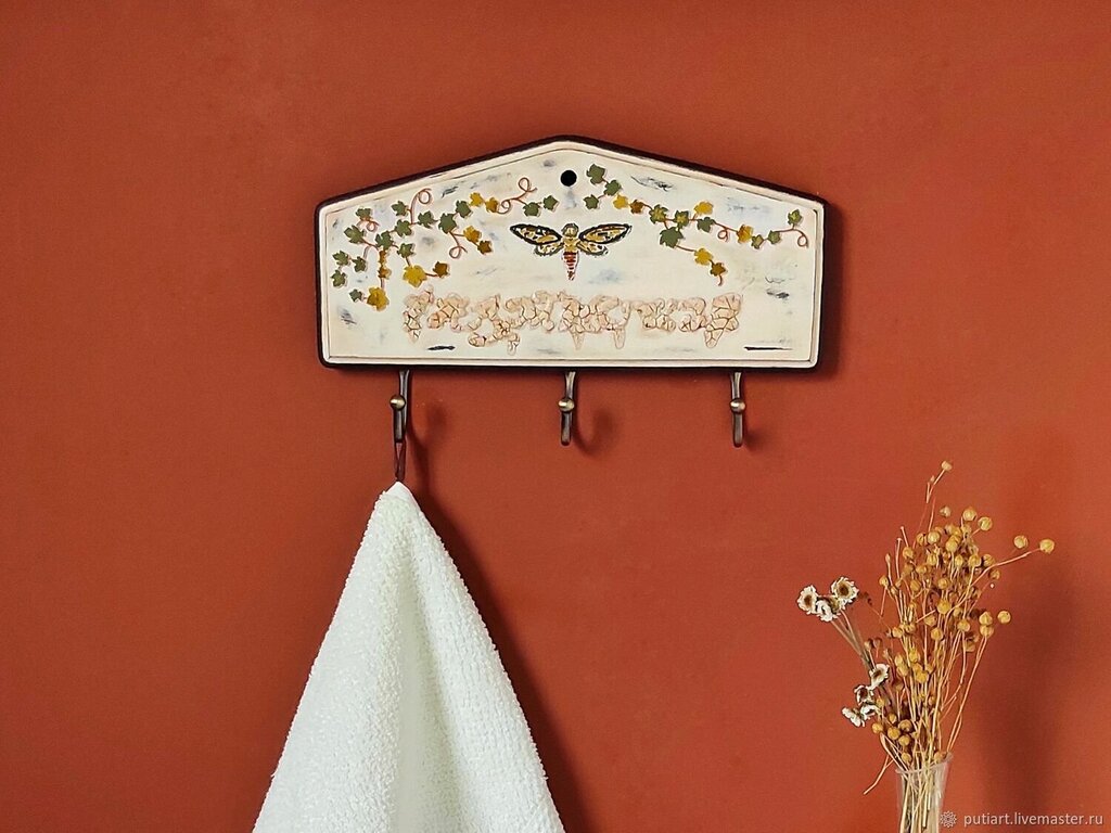 Wall-mounted coat rack 14 фото