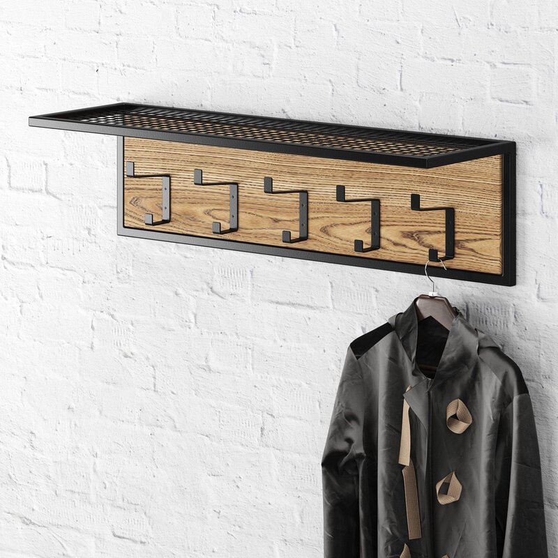 Loft-style coat rack 30 фото