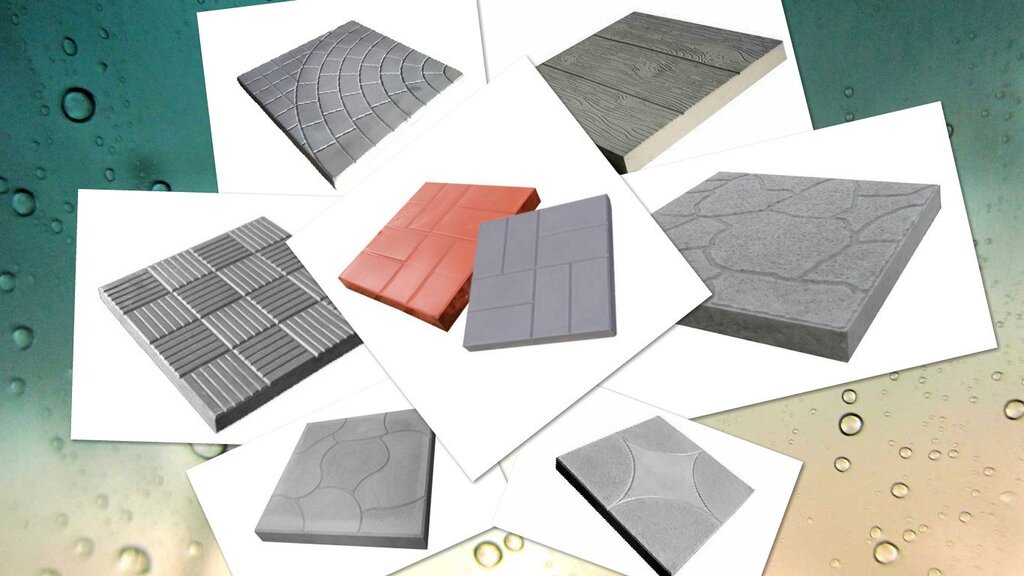 Vibrocast paving tile