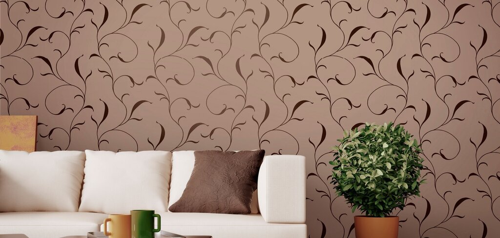 Vinyl non-woven wallpaper