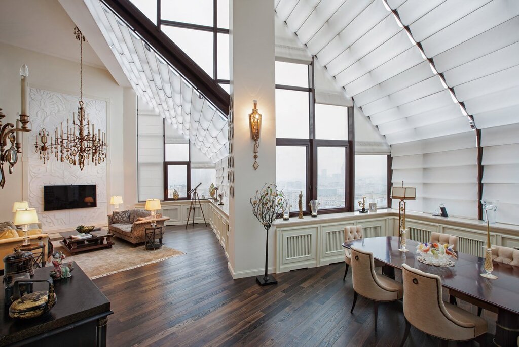 High ceiling in a private house